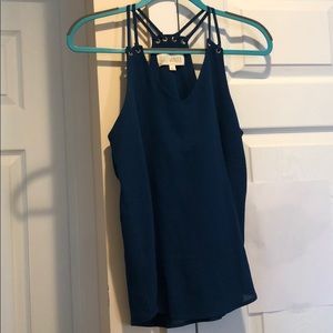 Dark blue tank top